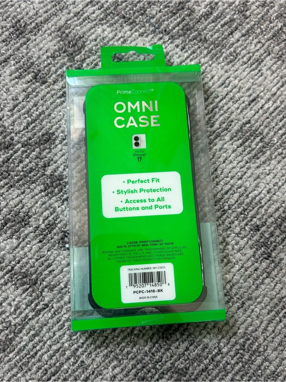 Omni Case Compatible with MagSafe for iPhone 17 Smoke Black Protection✨